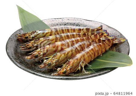 クルマエビ_09（切抜きパス付） 64811964