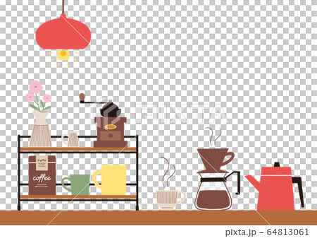 House Cafe Hand Drawn Illustration White Stock Illustration