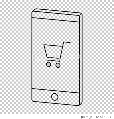 スマートフォンのアイコン カート 64814905