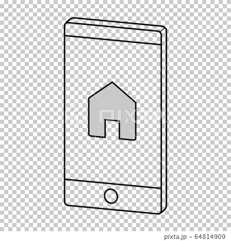スマートフォンのアイコン ホーム 64814909