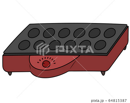 たこ焼き器のイラスト素材