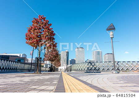 埼玉県川口市　JR川口駅東口前ペデストリアンデッキ 64815504