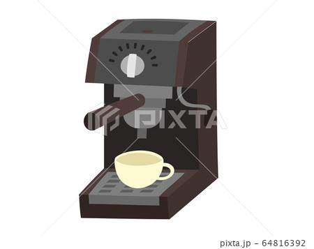 コーヒーメーカーのイラスト素材