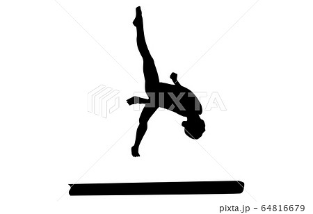 スポーツシルエット体操18 64816679