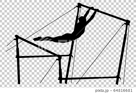 Sport silhouette gymnastics 19 - Stock Illustration [64816681] - PIXTA