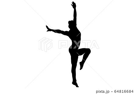 スポーツシルエット体操22 64816684