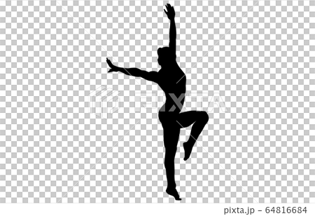 スポーツシルエット体操22 64816684
