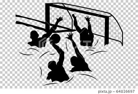 Sport silhouette water polo 5 64816697