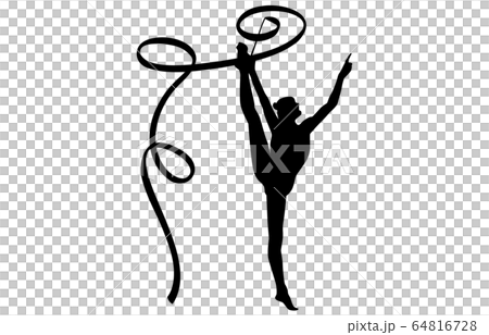 Sport silhouette rhythmic gymnastics 8 64816728