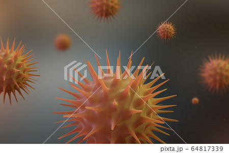 ウイルス 病原菌 侵略 64817339