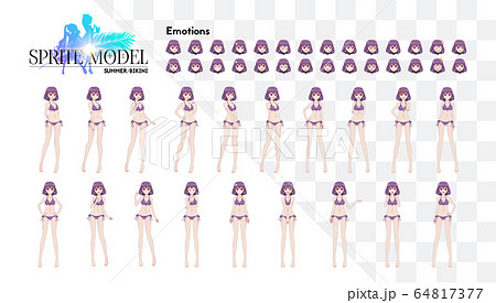 Sprite full length character for game visual Sprite full length character for game visual 64817377
