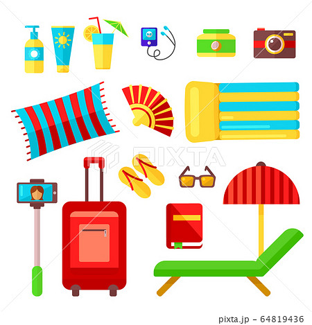 Preparing for summer beach vacation Preparing for summer beach vacation 64819436