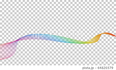 7色波浪背景線背景黑色 7色波浪背景線背景黑色 64820379