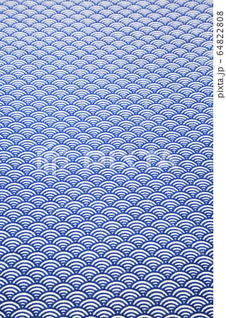 テクスチャー・手ぬぐい(青海波模様) テクスチャー・手ぬぐい(青海波模様) 64822808