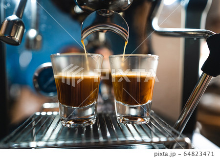 Coffee-Make coffee from the machine at home,Coffee 64823471