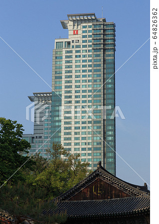 奉恩寺 現代建築 高層ビル 64826362