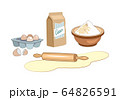 Ingredients for homemade bakery. 64826591