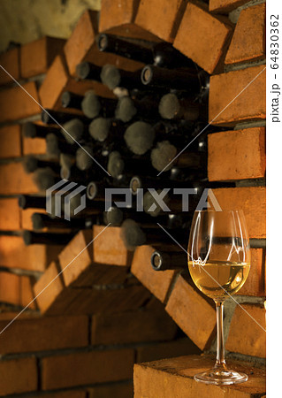 Wine cellar with archival wine, Znojmo region, Wine cellar with archival wine, Znojmo region, 64830362