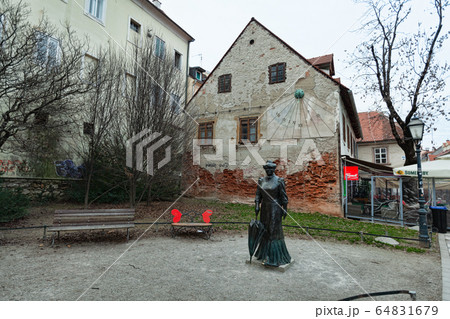 Statue of Marija Juric Zagorka, Zagreb, Croatia Statue of Marija Juric Zagorka, Zagreb, Croatia 64831679
