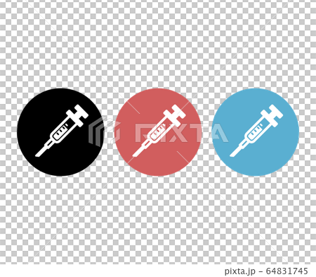 Set of injection icons / illustration / medical Set of injection icons / illustration / medical 64831745