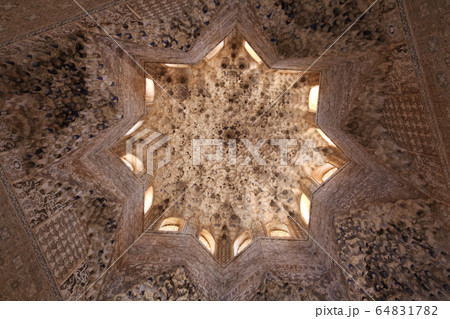 Ceiling of the Hall of the Abencerrajes, Granada, Ceiling of the Hall of the Abencerrajes, Granada, 64831782
