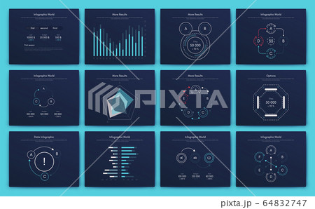 Big set of infographics elements. EPS10. Stock 64832747