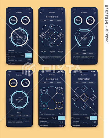Modern infographic vector elements for business 64832829