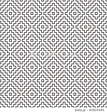 日本の伝統模様 64834485