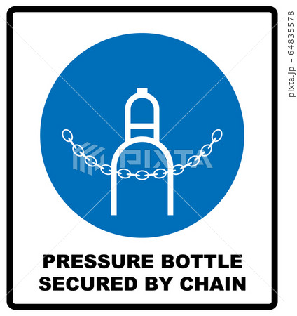 Compressed gas sign vector design isolated on white background 64835578