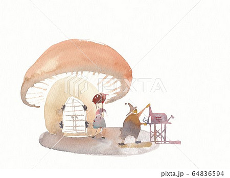 妖精の家のイラスト素材 [64836594] - PIXTA