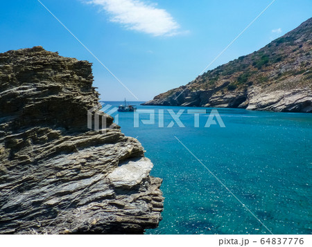 Amorgos island landscape, Cyclades, Greece Amorgos island landscape, Cyclades, Greece 64837776