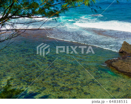 Roche qui pleure, Gris Gris Beach in Mauritius Roche qui pleure, Gris Gris Beach in Mauritius 64838531
