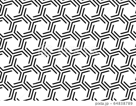 Abstract geometric pattern with stripes, lines. 64838789