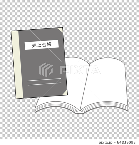 売上台帳のイラスト素材 売上台帳のイラスト素材