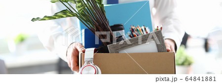 Businessman got fired during covid economy recession 64841881