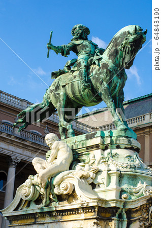 Equestrian statue of Prince Savoyai Eugen. Budapest, Hungary. Equestrian statue of Prince Savoyai Eugen. Budapest, Hungary. 64843190