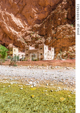 Dades Gorge is a beautiful road between the Atlas Mountains in Morocco Dades Gorge is a beautiful road between the Atlas Mountains in Morocco 64844821
