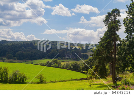 Beautiful nature landscape around Lake Windermere 64845213