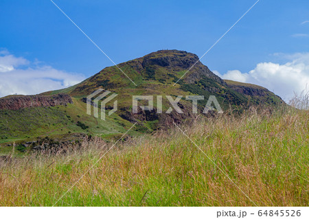 Beautiful natural landscape of Holyrood Park 64845526