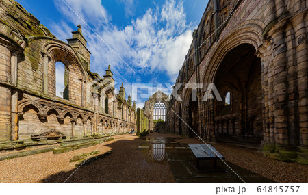 Morning view of the Holyrood Abbey ruins 64845757