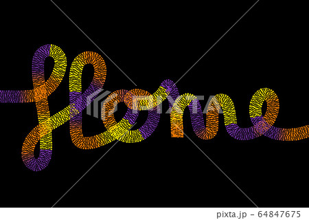 Stay at home inscription. Selfisilation Coronavirus COVID-19. Epidemic condition illustration Stay at home inscription. Selfisilation Coronavirus COVID-19. Epidemic condition illustration 64847675