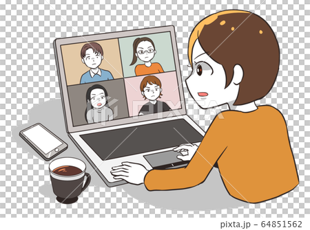 気迫のリモートワーク 64851562