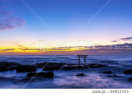 茨城県大洗町 神磯の鳥居 茨城県大洗町 神磯の鳥居 64852454