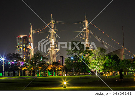 長崎帆船祭り　夜景ライトアップ　【長崎市】 64854141
