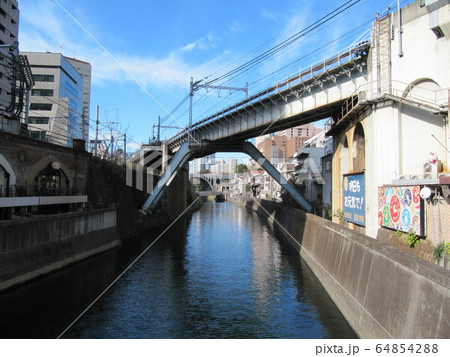 神田川橋梁 64854288