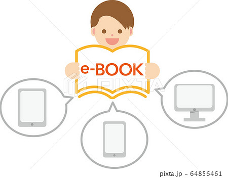 本　電子書籍　笑顔　男性 64856461