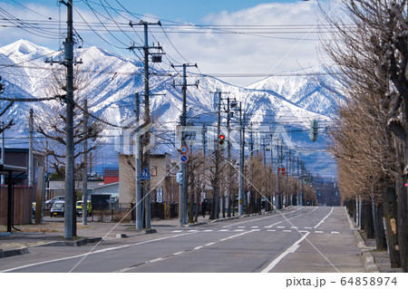 日高山脈と芽室町 64858974
