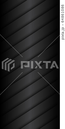 Black material cellphone background with diagonal shadows 64861086