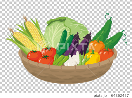 夏季蔬菜圖解，食材、烹調、材料 64862427
