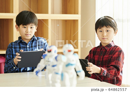 プログラミング　ロボット　子供 64862557
